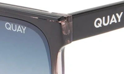 Quay Level Up 60mm Square Sunglasses In Black