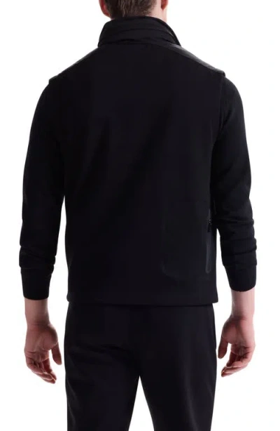 Bugatchi Soft Touch Performance Knit Vest In Black