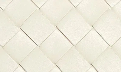 Bottega Veneta Andiamo Leather Clutch Bag In White