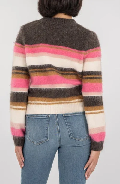 Kut From The Kloth Elvira Stripe Sweater In Multi