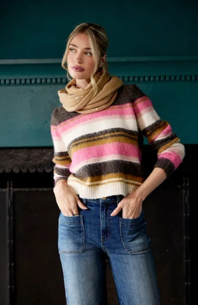 Kut From The Kloth Elvira Stripe Sweater In Multi