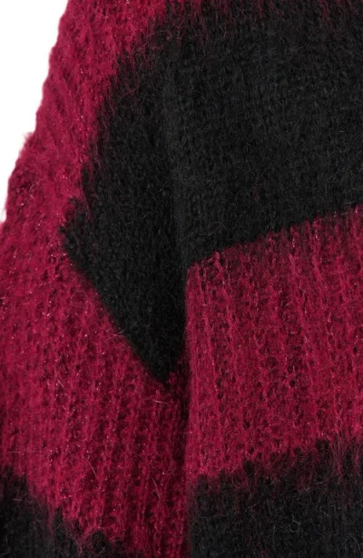 Allsaints Onyx Striped Long-sleeve Sweater In Multi