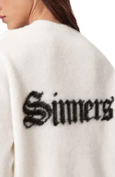 Allsaints Saints And Sinners Sweater In White