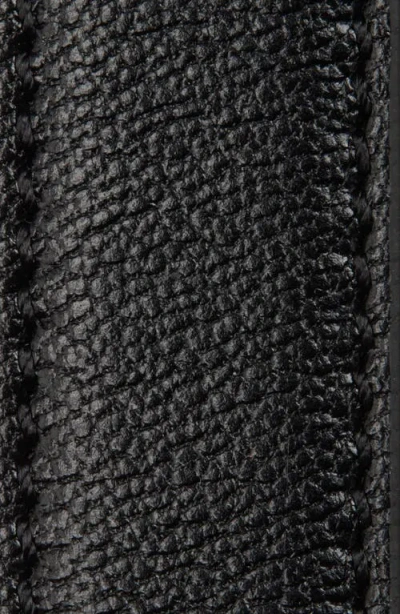Tom Ford Textured-leather Belt In Black