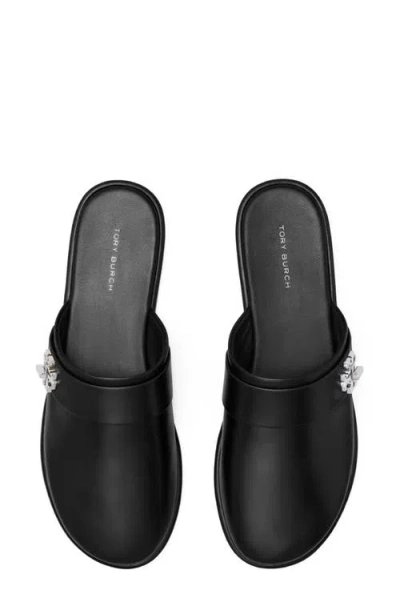 Tory Burch Turnlock Mule In Black