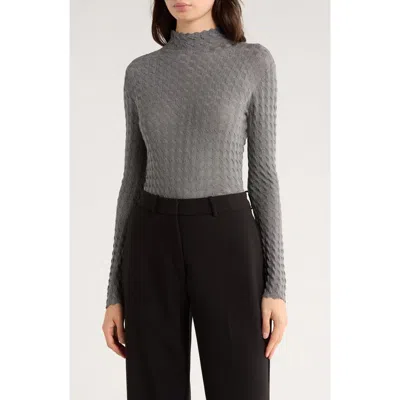 Emporio Armani Turtle-neck Sweater In Gray