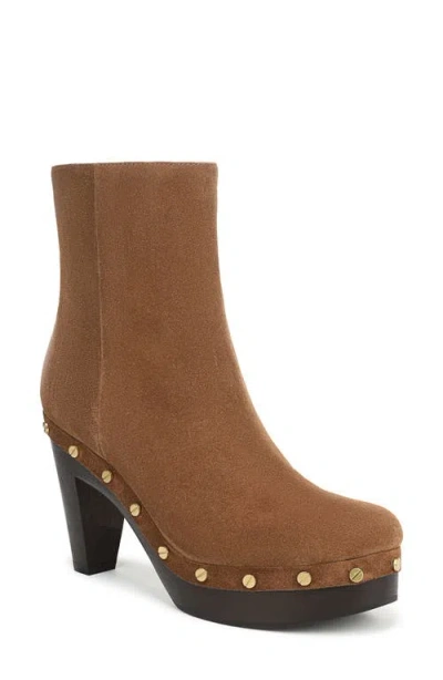 Veronica Beard Gavi Platform Bootie In Brown