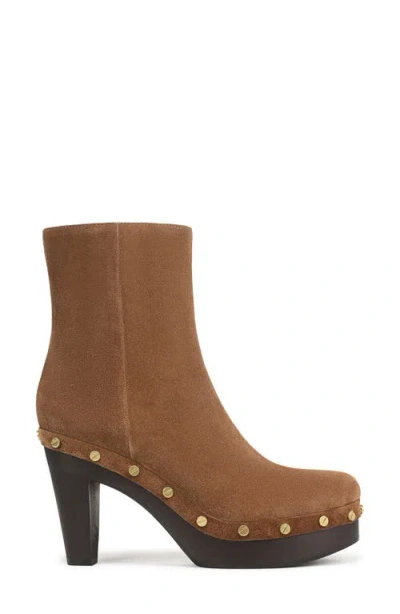 Veronica Beard Gavi Platform Bootie In Brown
