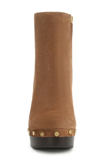 Veronica Beard Gavi Platform Bootie In Brown