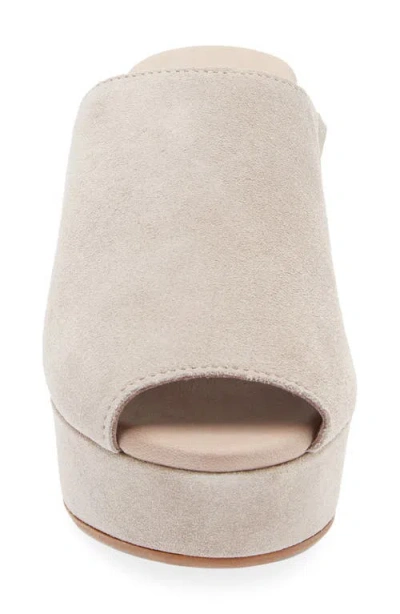 Chocolat Blu Platform Slide Sandal In Neutral