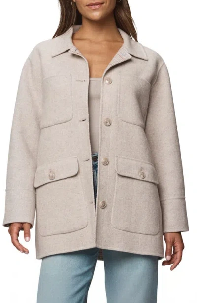Splendid Beth Wool Blend Jacket In Gray