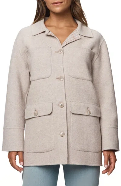 Splendid Beth Wool Blend Jacket In Gray