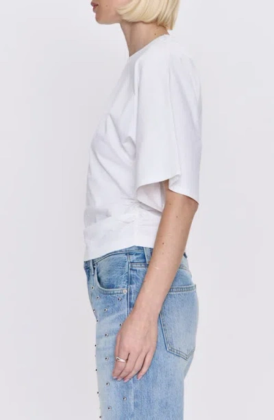 Pistola Veronica Kimono Sleeve Fitted Tee In Le Blanc In White