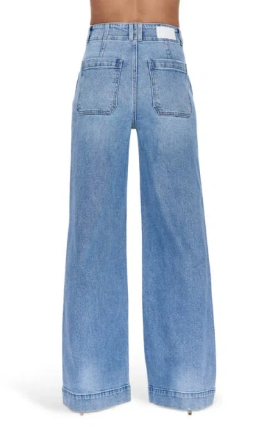 Pistola Lana High Rise Ultra Wide Jeans In Terrace In Blue