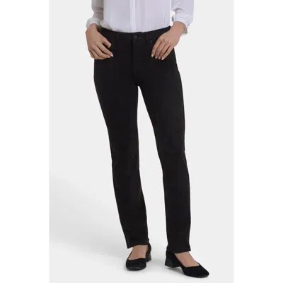 Nydj Sculpt-her™ Marilyn Straight Leg Pants In Black