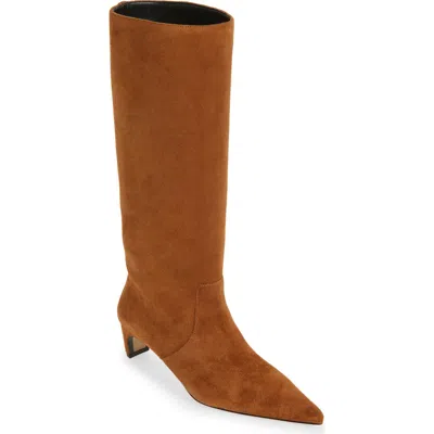 Marc Jacobs Suede Boots With Pointed Toes In Brown