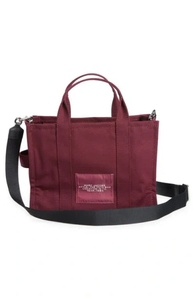 Marc Jacobs Borsa A Mano The Canvas Medium Tote Bag Dark Plum In Purple