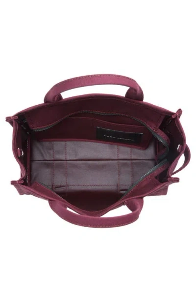 Marc Jacobs Borsa A Mano The Canvas Medium Tote Bag Dark Plum In Purple
