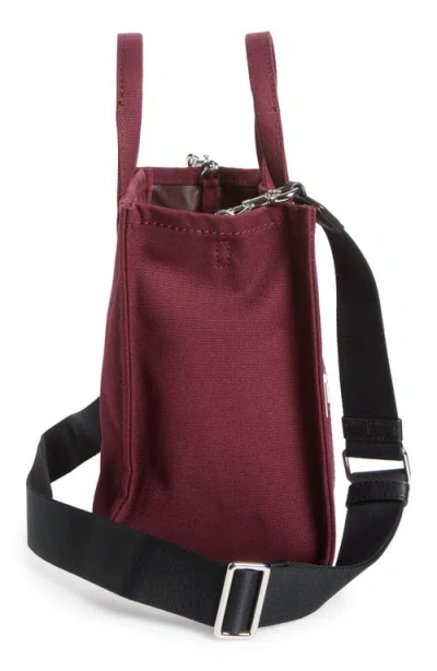 Marc Jacobs Borsa A Mano The Canvas Medium Tote Bag Dark Plum In Purple