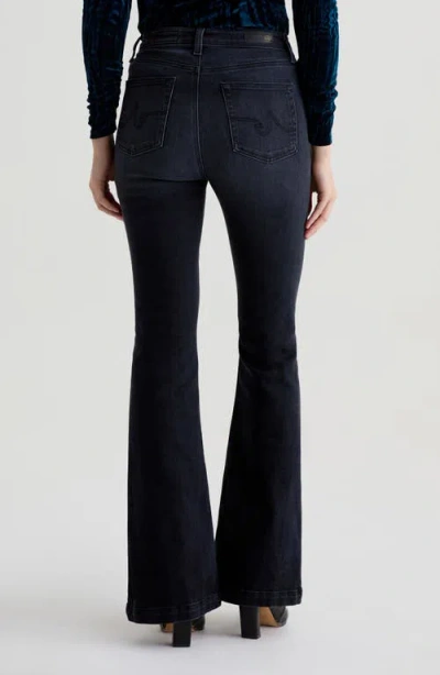 Ag Madi High-rise Flare Jeans In Labrynth In Blue