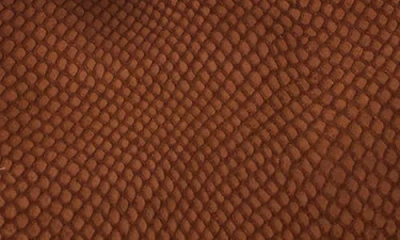 Brahmin Kathleen Snake Embossed Leather Shoulder Bag In Brown