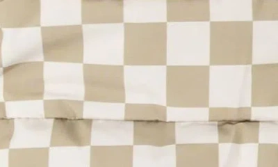 Firsts By Petit Lem Checkerboard Hooded Snowsuit In Multi