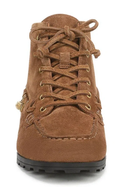 Veronica Beard Phaedra Suede Charm Ankle Boots In Brown