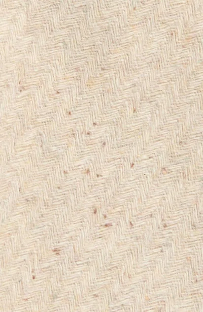 Johnstons Of Elgin Lofty Cashmere Twill Fringe Scarf In Metallic