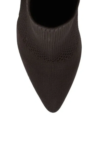 Mia Women's Pamilla Pointed Toe Knit Dress Booties In Brown