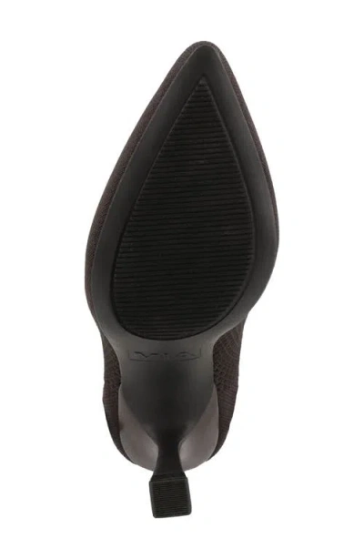 Mia Women's Pamilla Pointed Toe Knit Dress Booties In Brown
