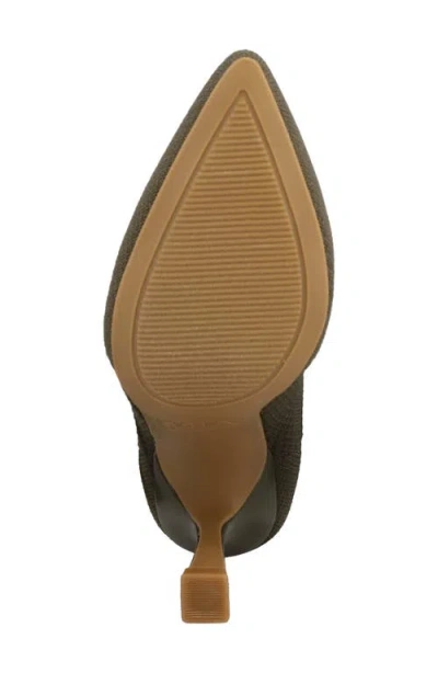 Mia Women's Pamilla Pointed Toe Knit Dress Booties In Brown