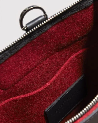 Graf & Lantz Graf Lantz Bedford Merino Wool Midi Backpack In Red