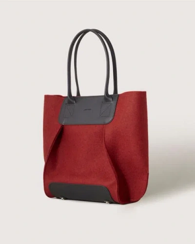 Graf & Lantz Graf Lantz Frankie Merino Wool Midi In Red