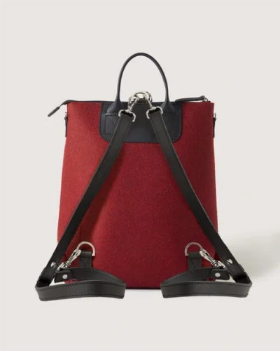 Graf & Lantz Graf Lantz Bedford Merino Wool Backpack In Red