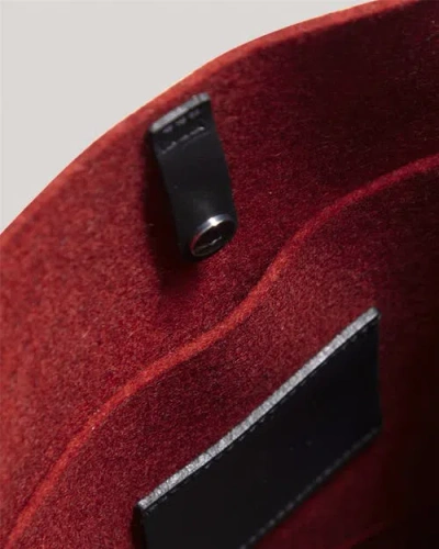Graf & Lantz Graf Lantz Hana Merino Wool Boat Bag In Red