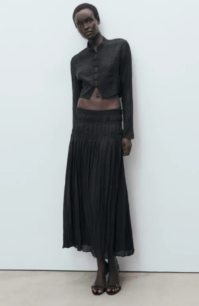 Mango Slingback Sandal In Black