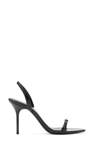 Mango Slingback Sandal In Black