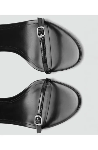 Mango Slingback Sandal In Black