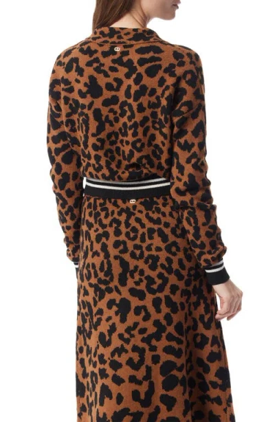 Do By Dee Ocleppo Barbara Leopard Jacquared Sweater In Brown