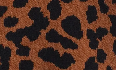 Do By Dee Ocleppo Leopard Jacquard Skirt In Brown