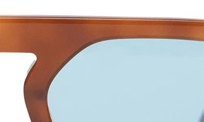 Elisa Johnson Jane Mini 52mm Aviator Sunglasses In Brown