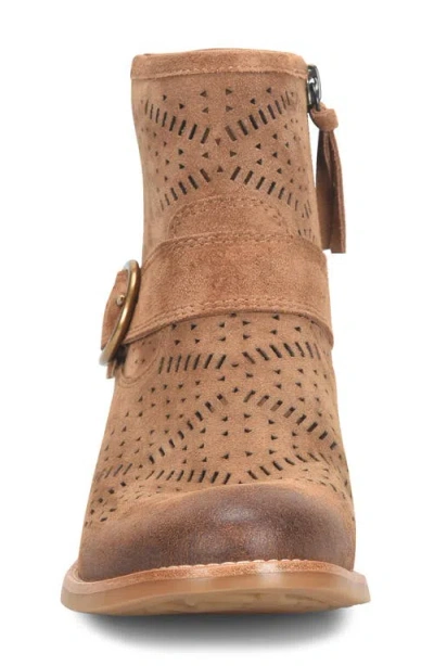 Söfft Adriana Block Heel Bootie In Brown