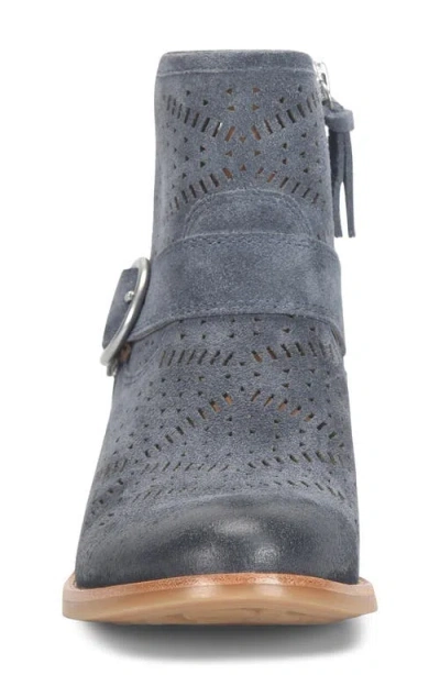 Söfft Adriana Block Heel Bootie In Blue