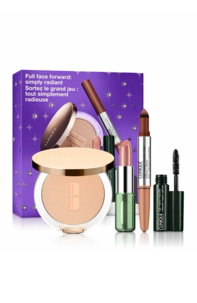 Clinique Full Face Forward: Simply Radiant Makeup Gift Set In Transparent