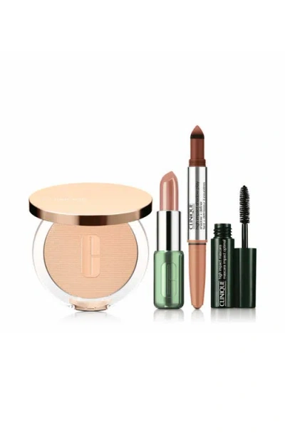 Clinique Full Face Forward: Simply Radiant Makeup Gift Set In Transparent
