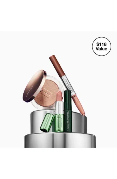 Clinique Full Face Forward: Simply Radiant Makeup Gift Set In Transparent