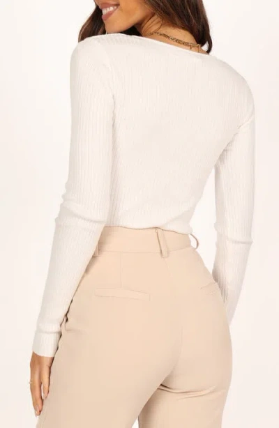 Petal And Pup Petal & Pup Shani Rib Top In White