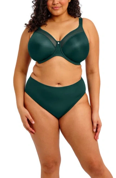 Elomi Plus Size Smooth Underwire Moulded Non Padded Bra El4301 In Green