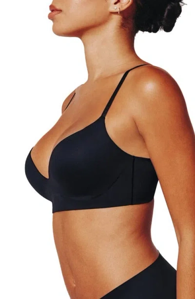 Thirdlove Zero Edge™ Wireless Push-up Bra In Black