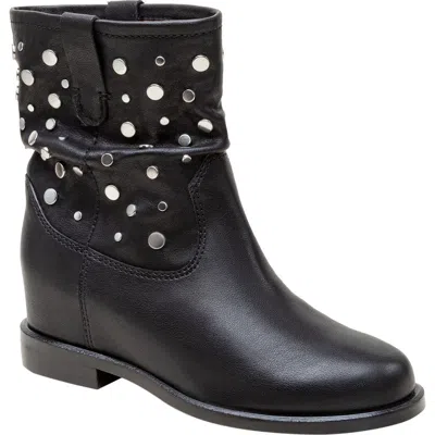 Linea Paolo Terry Studded Slouchy Bootie In Black